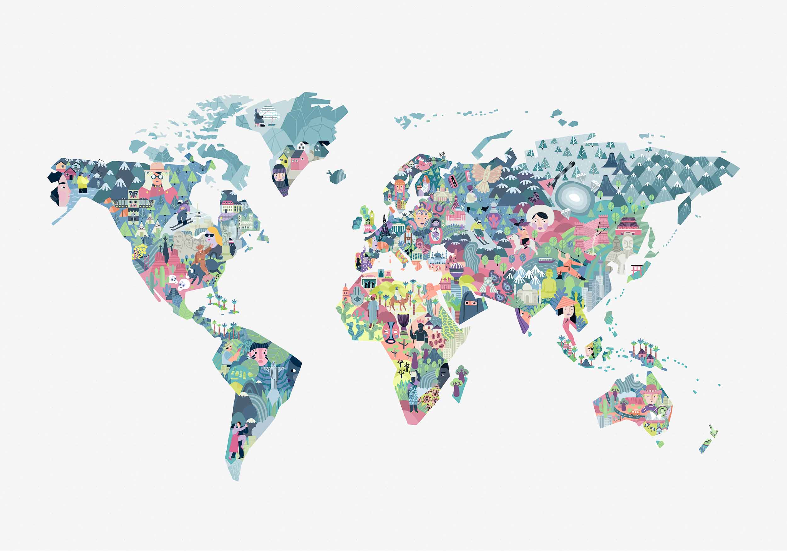 Diversity Map, Snow, Coordonne
